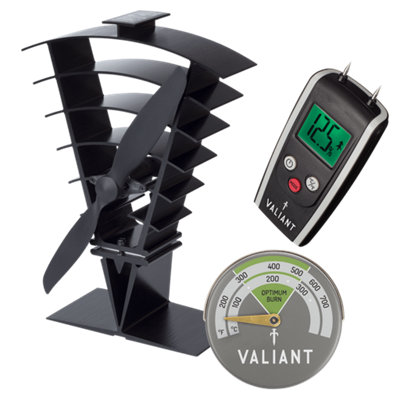 Valiant Vanquish Stove FanMagnetic Thermometer And Moisture Meter from B&Q