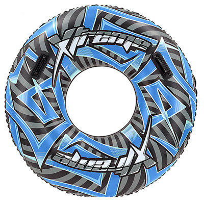 Bestway Turbo Extreme Inflatable Pool Ring Float 47" Summer Raft Lounger from B&Q