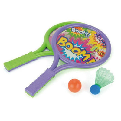 Toyrific Boom Bats Set With Ball & Shuttlecock from B&Q