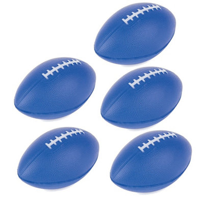 Toyrific 150mm Spungee Rugby Ball Pack Of 5 from B&Q