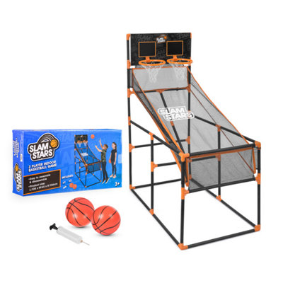Toyrific Slam Stars Kids Basketball Game2 Player Indoor Outdoor Set With Shoot Hoop Backboard from B&Q