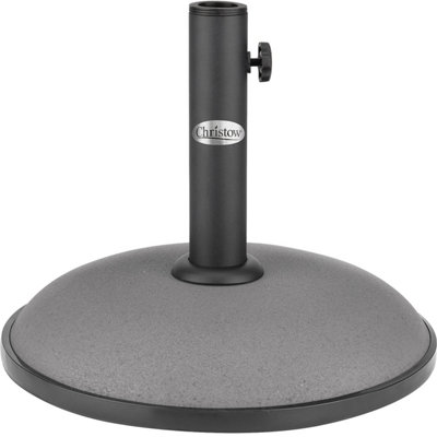 Christow Round 11Kg Parasol Base 30/35/38mmGrey from B&Q