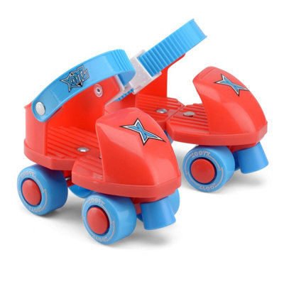 B&Q -  Quad Roller Skates For KidsBeginner Adjustable Roller Skates