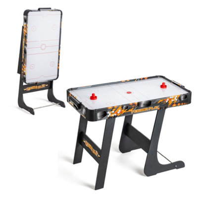 Toyrific Powerplay 3Ft Folding Air Hockey TableMini Air Hockey Table GameBlack3Ft from B&Q