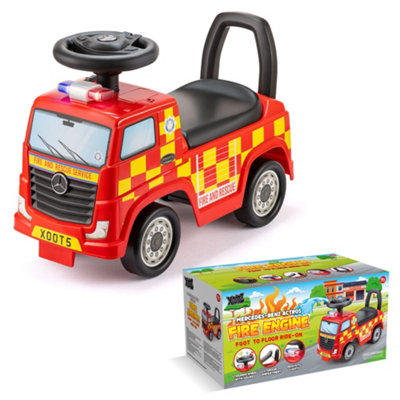 Xootz Fire Truck Foot To Floor - Red - Image 9