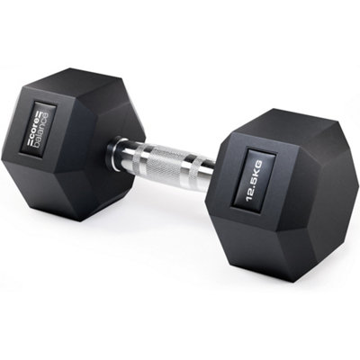 Core Balance Pvc Encased Hex Dumbbells 2.5Kg To 30Kg from B&Q