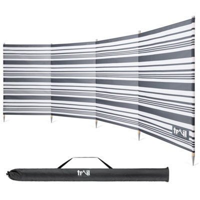 B&Q -  Premium 5 Pole WindbreakGrey