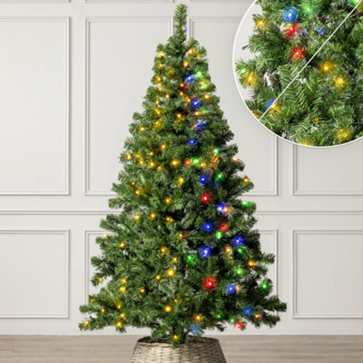 Christow Pre-Lit Aspen Spruce Artificial Christmas Tree from B&Q