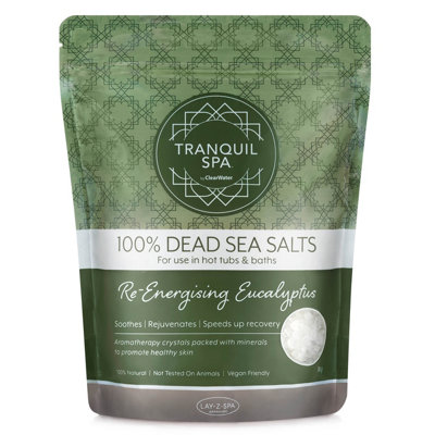 Clearwater Tranquil Spa 100% Dead Sea Salt 1KgBath And Hot Tub Salts from B&Q
