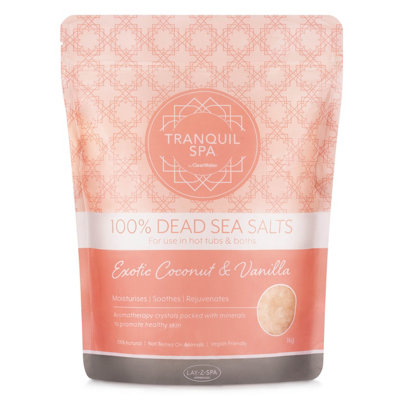 Clearwater Tranquil Spa 100% Dead Sea Salt 1KgBath And Hot Tub Salts from B&Q