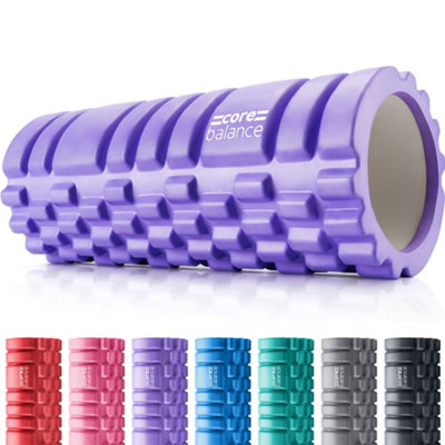 Core Balance Foam Grid Roller For Deep Tissue Massage from B&Q