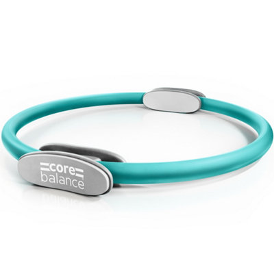 Core Balance Pilates Resistance Ring With Foam HandlesTeal from B&Q