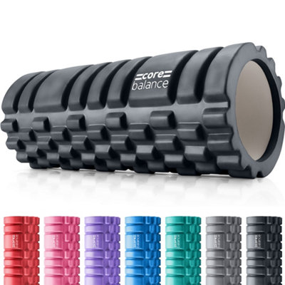 Core Balance Foam Grid Roller For Deep Tissue Massage from B&Q