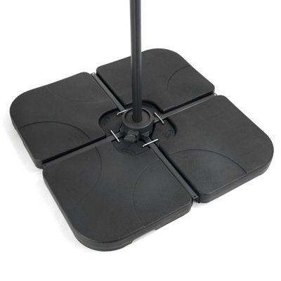 Christow Cantilever Parasol 80Kg Weights from B&Q