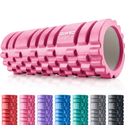 Core Balance Foam Grid Roller For Deep Tissue Massage from B&Q