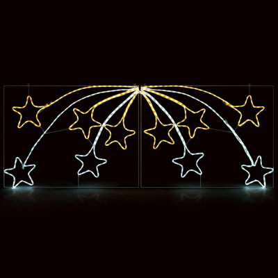 Christow Christmas Led Shooting Star Rope Light from B&Q