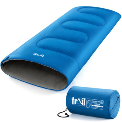 Trail Outdoor Leisure Kids Envelope 2 Season Sleeping Bag from B&Q