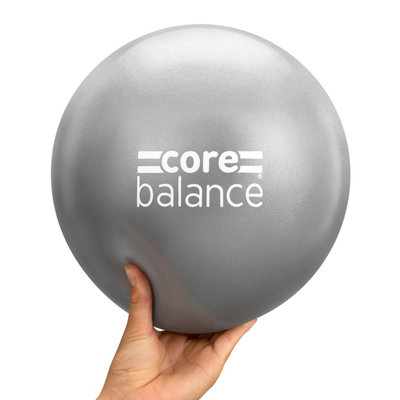 Core Balance Soft Pilates Ball Anti BurstGrey 23Cm from B&Q