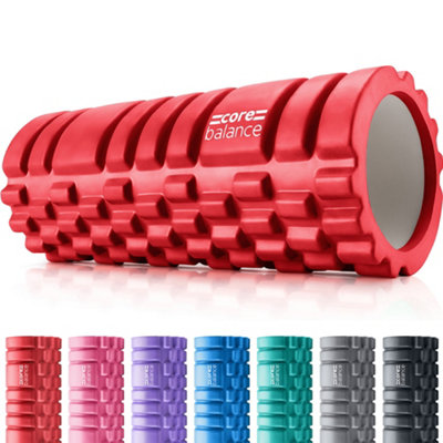 Core Balance Foam Grid Roller For Deep Tissue Massage from B&Q