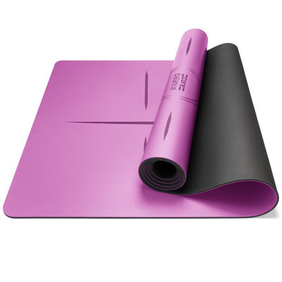 Core Balance Rubber Alignment Yoga Mat