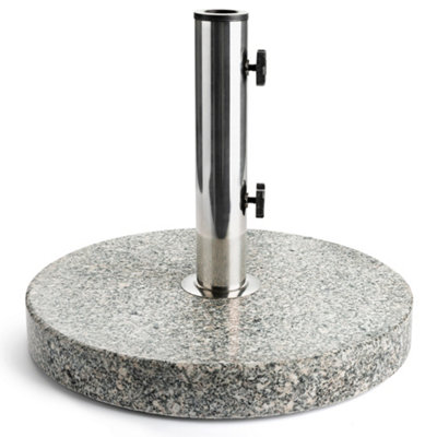 Christow Chrtistow Round Granite Parasol Base from B&Q
