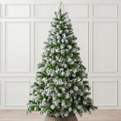 Christow Christmas Artificial Snowy Spruce Tree from B&Q