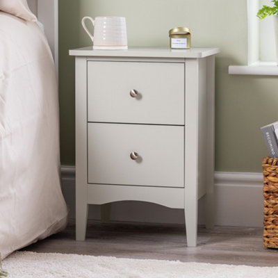 Christow 2 Drawer Bedside Table Slim Nightstand from B&Q