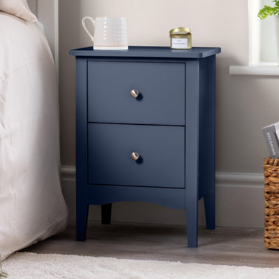 Christow 2 Drawer Bedside Table Slim Nightstand from B&Q