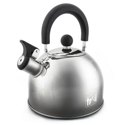 Trail Outdoor Leisure 2L Whistling Stove Top Camping Kettle from B&Q