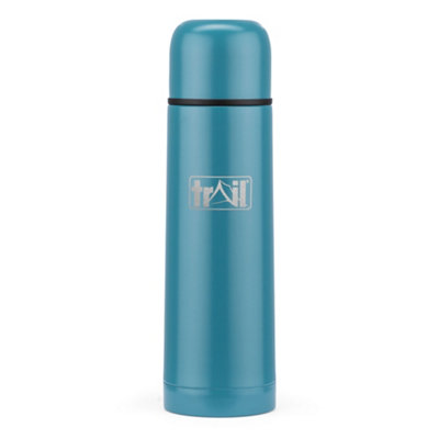 B&Q -  Thermal Vacuum Flask 500Ml Teal 12Hrs Hot 24Hrs Cold