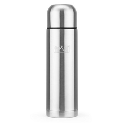 B&Q -  Thermal Vacuum Flask 750Ml Silver 12Hrs Hot 24Hrs Cold
