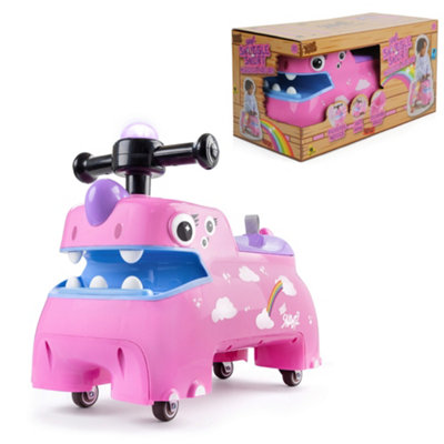 B&Q -  Snootz Snort Ride-On 360 SpinnerKids Manual Ride-On Toy
