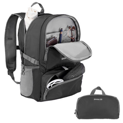 Trail Outdoor Leisure Sintra Lightweight Backpack Packable 20L Black