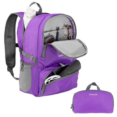Trail Outdoor Leisure Sintra Lightweight Backpack Packable 20L Purple