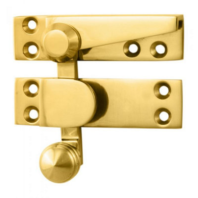 Carlisle Brass Polished Brass Architectural Quality Quadrant Sash Fastener (Aq39) from B&Q