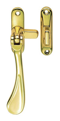 Carlisle Brass Polished Brass Casement Fastener Reversible (M73) from B&Q