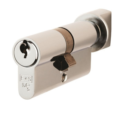 Eurospec Polished Chrome Euro Cylinder And Turn (Cya71370Pc) from B&Q
