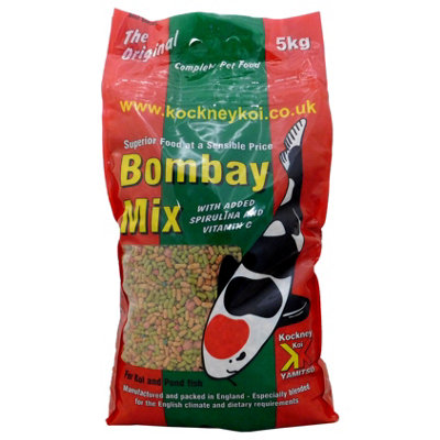 Yamitsu Kockney Koi Bombay Mix 5Kg Fish Food Pond Koi Sticks Pellet from B&Q