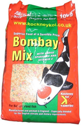 Yamitsu Kockney Koi Bombay Mix 10Kg Fish Food Pond Koi Sticks Pellet from B&Q