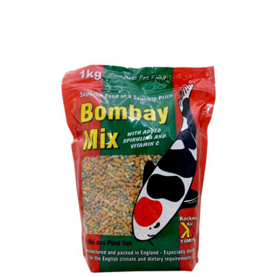 Yamitsu Kockney Koi Bombay Mix 1Kg Fish Food Pond Koi Sticks Pellet from B&Q