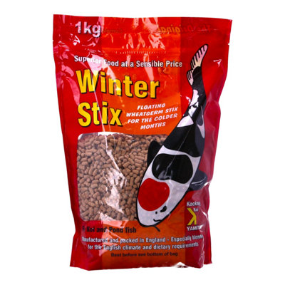  - Yamitsu Kockney Koi Winter Stix Wheatgerm 1Kg
