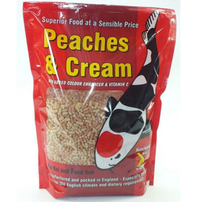 Yamitsu Kockney Koi Peaches & Cream 1Kg Fish Food Stick Pond from B&Q