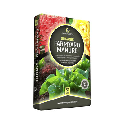 Growmoor Organic Farmyard Manure   50L from B&Q