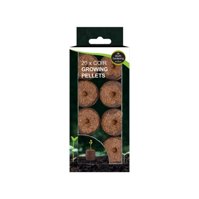 Garland Worth Gardening Value Pack Of 20 Coir Growing Pellets from B&Q