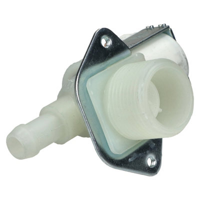 Compatible Washing Machine Cold Water Single Inlet Solenoid Valve : 90Deg. With 10.5mm Outlet BoreInd1068 from B&Q