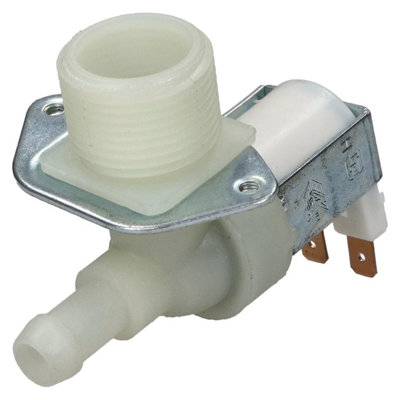 Universal Cold Water Single Inlet Solenoid Valve  90Deg With 12 Bore Outlet from B&Q