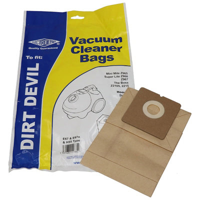 Electrupart Compatible E67 Dust Bag (Pack Of 5)Bag236 from B&Q