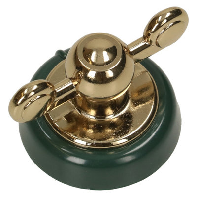 Hotpoint Genuine Hob Hotplate Control KnobGold / Green from B&Q