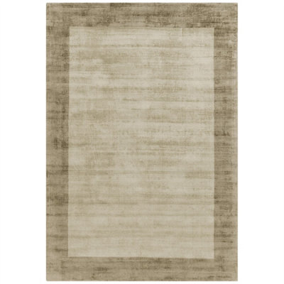 Beige Handmade Luxurious Modern Plain Viscose Rug For Living RoomBedroom160Cm X 230Cm from B&Q