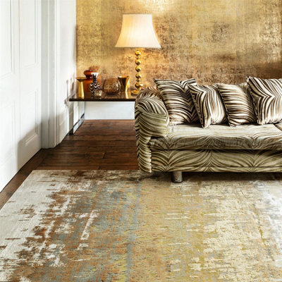 Modern Easy To Clean Abstract Optical/ (3D) Rug For Dining Room Bedroom And Living Room-120Cm X 170Cm from B&Q